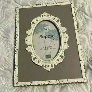 Sophie Metal Picture Photo Frame Studio Decor Distressed Metallic